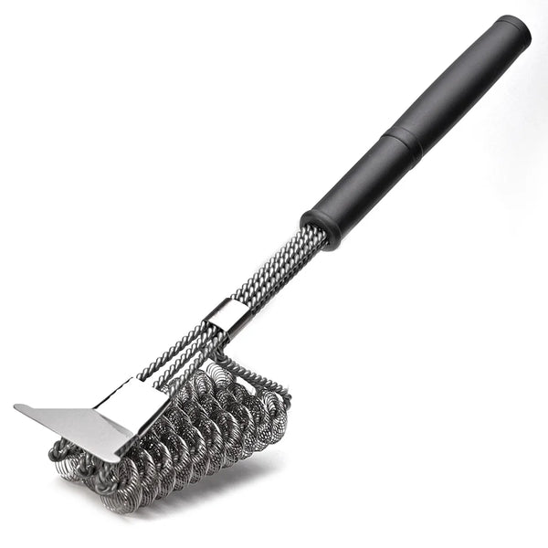 Safe Grill Brush – Bristle-Free Stainless Steel BBQ Cleaner