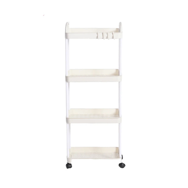 Plastic Rolling Utility Cart with Handle