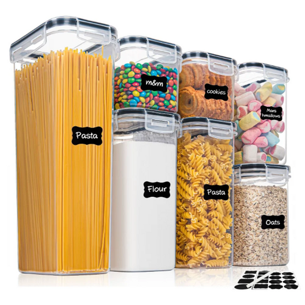 Kitchen 7pcs Airtight Food Storage Containers Set