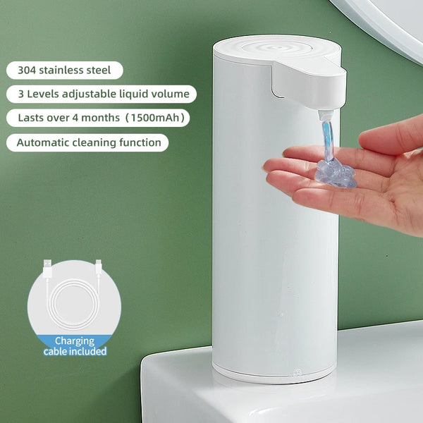 Automatic Soap Dispenser – Stainless Steel Rechargeable Touchless Sensor Pump
