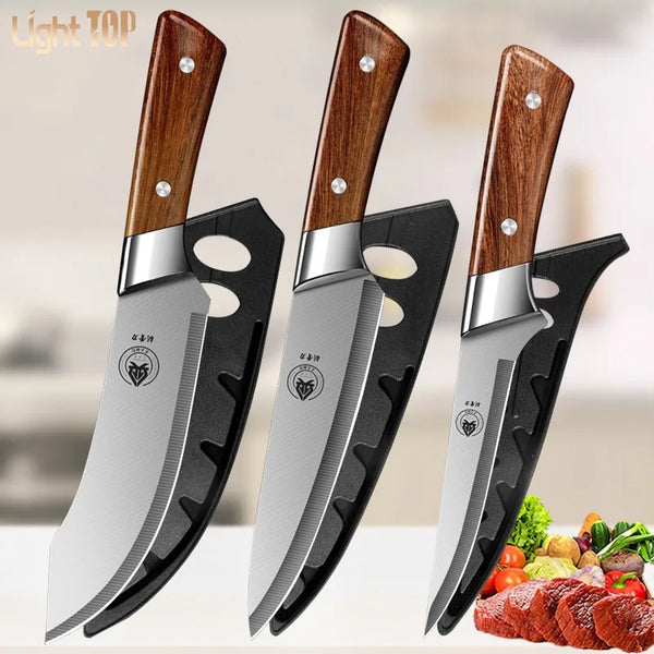 Professional Japanese Chef & Butcher Knife – Multi-Function Cleaver