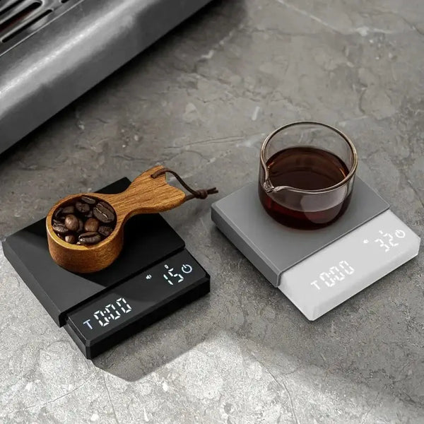 Mini Coffee Scale – Waterproof Electronic Gram Scale with Timer