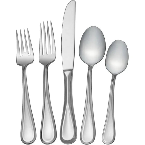 101-Piece 18/10 Stainless Steel Silverware Set – Service for 12