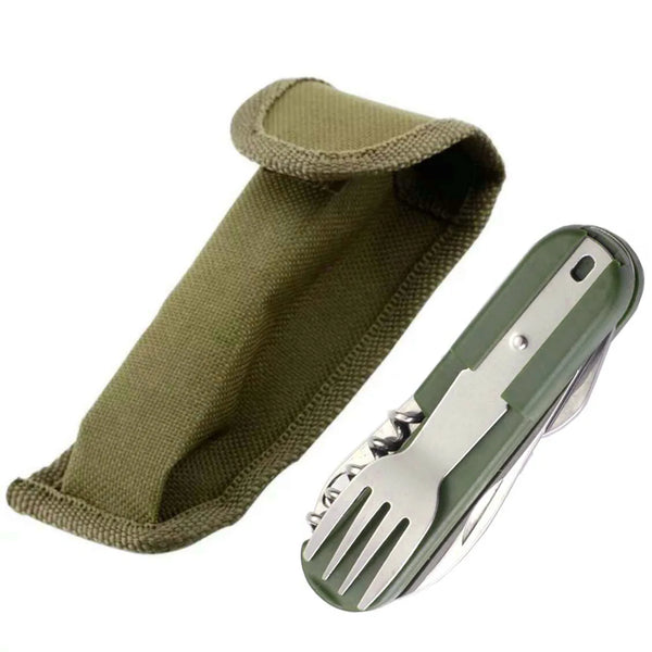 2022 Portable Folding Camping Cutlery Set