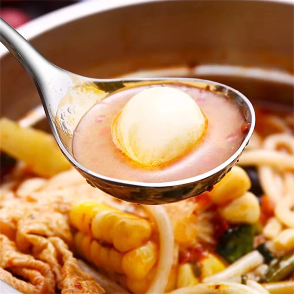 304 Stainless Steel Long Handle Spoon – Soup & Rice Tableware