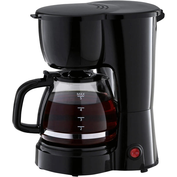 Black 5-Cup Drip Coffee Maker