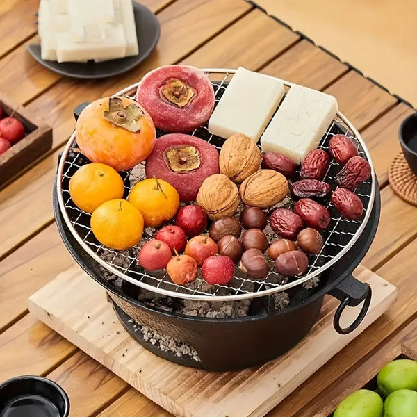 Tabletop Cast Iron Charcoal Grill Stove