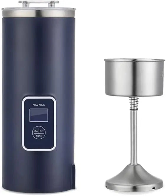Portable Electric Coffee Maker 8oz Single Serve – Blue