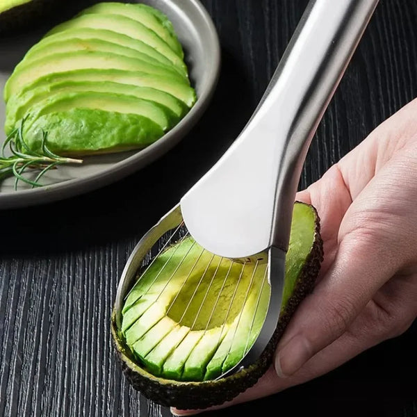Avocado Knife Gadget – Stainless Steel Fruit Cutter & Slicer
