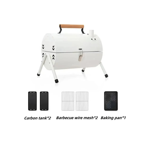 Portable Charcoal Grill – Tabletop BBQ & Smoker