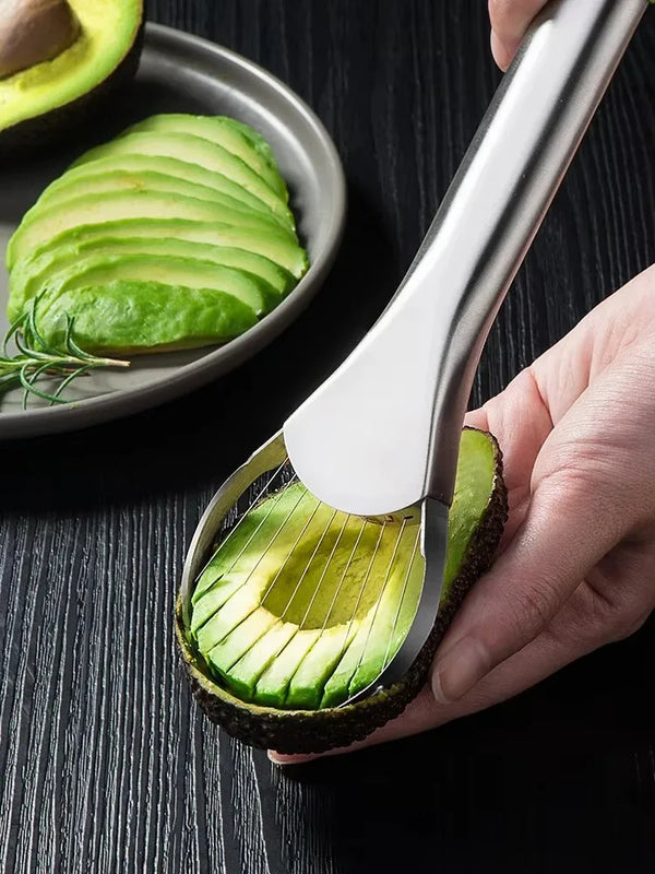 Avocado Knife Gadget – Stainless Steel Fruit Cutter & Slicer