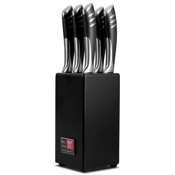 6-Piece Steak Knife & Fork Block Set – Forged Stainless Steel