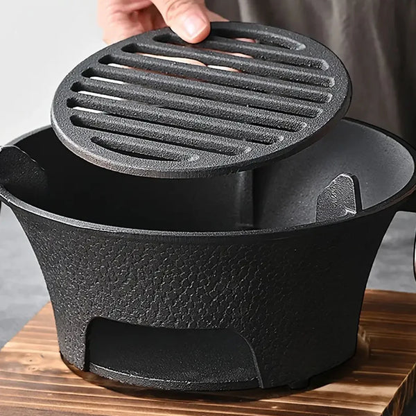 Tabletop Cast Iron Charcoal Grill Stove