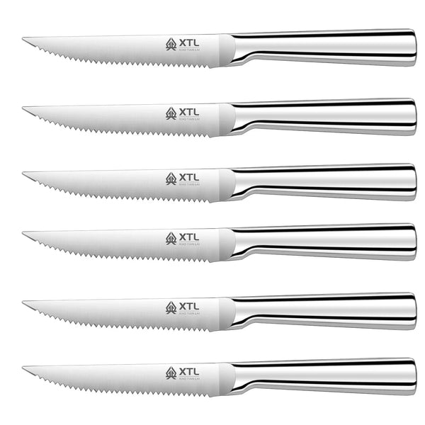 Steak Knife Cutlery Set – 4/6/8 Pcs Stainless Steel Serrated Knives
